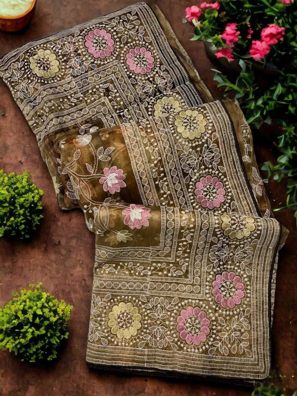 YNF ORGANZA MPL ARIYA WHOLESALE SAREES MANUFACTURER